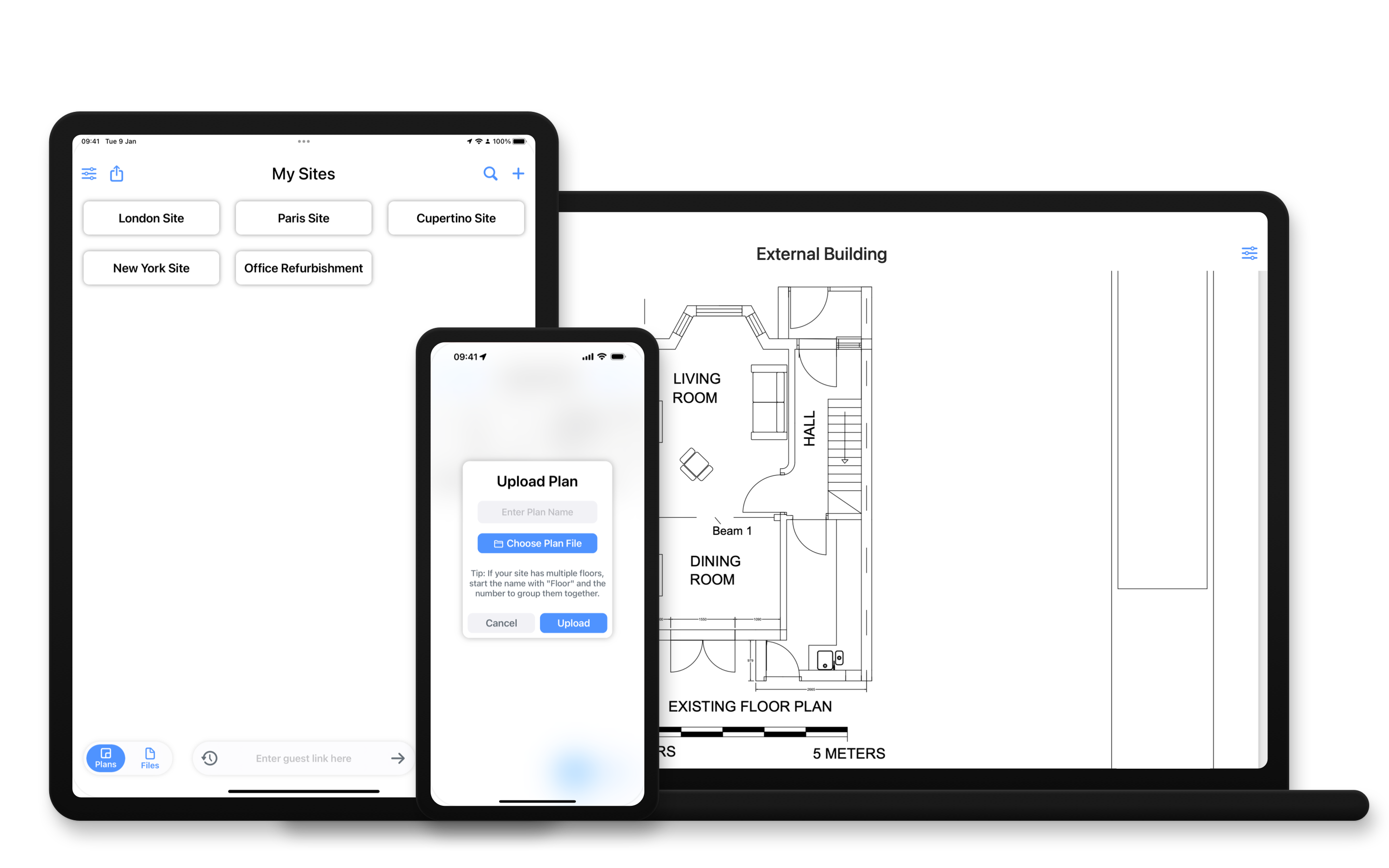 Site Plans App device family image